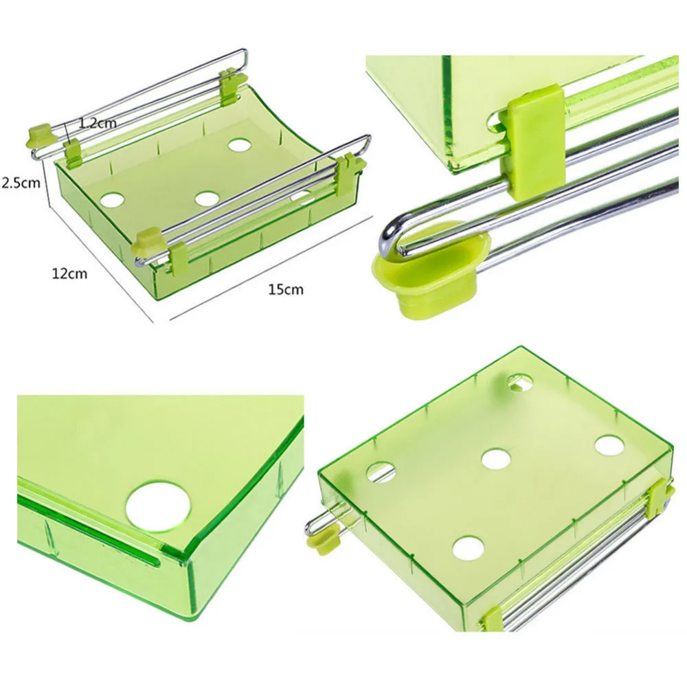 1 шт. небольшой стеллаж для хранения холодильника слой перегородка держатель для хранения холодильника выдвижной ящик Органайзер кухонная полка