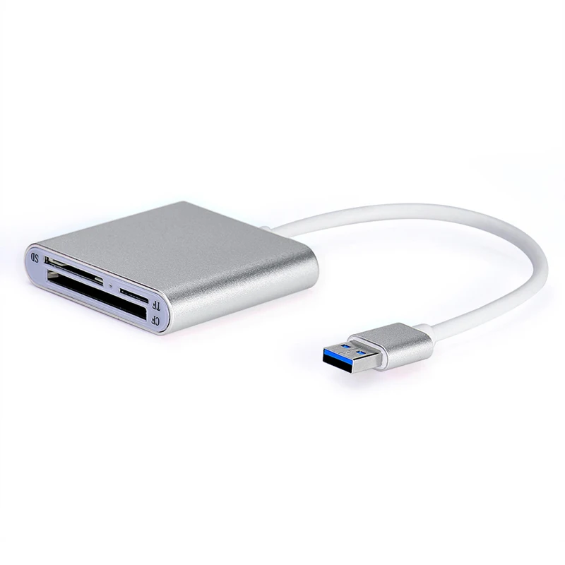 1 шт. 3 в USB 0 CF SD Micro SD/TF кардридер высокой скорости для ПК ноутбука Новый и