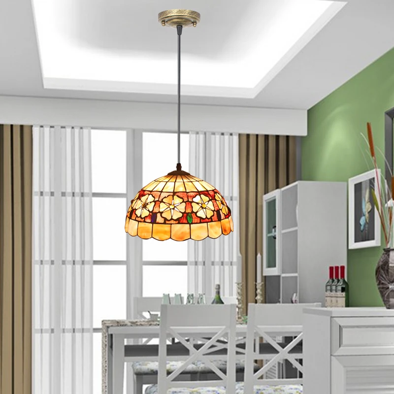 

Shell Pendant Lamp Chandelier Lamp Are Restaurant Study Entrance Balcony Bar Chandelier Kitchen Dining Bar kitchen dining bar