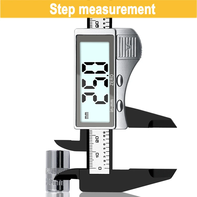 Цифровой штангенциркуль 0-150 мм Метрическая дюймовая фракция Электронный штангенциркуль микрометр измерительные инструменты