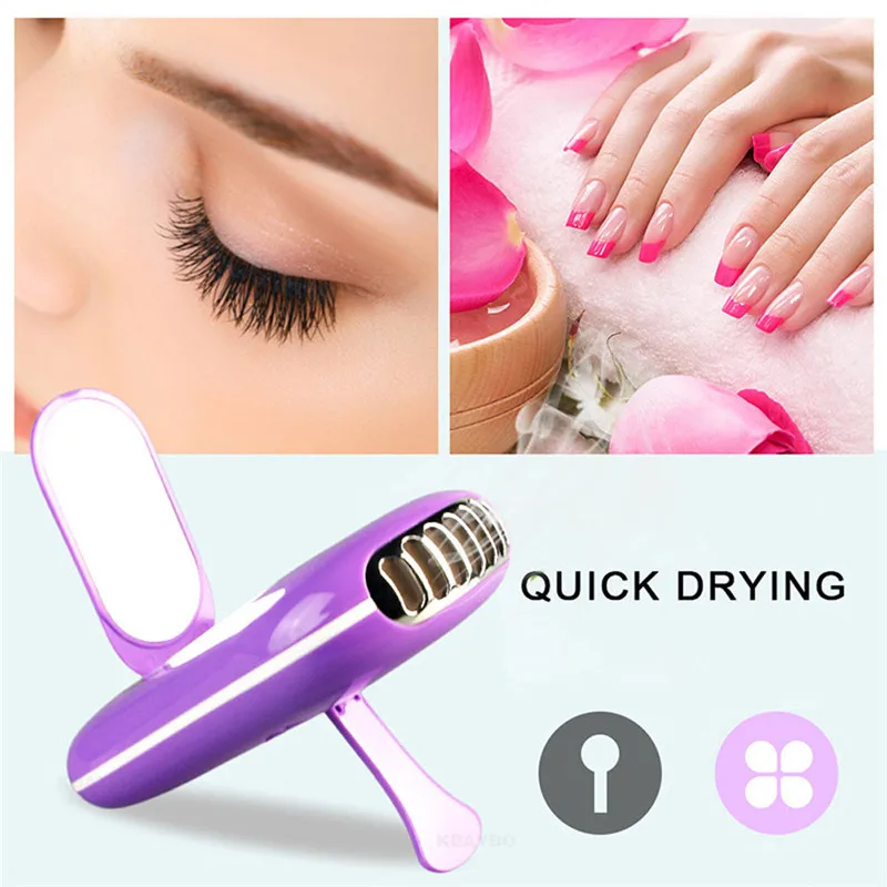 

OutTop USB Mini Fan Air Conditioning Blower Fan for Eyelash Extension Nail Quick Dryer Eyelashes P#