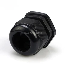 20 шт. Кабельные втулки PG 42 черно-белые водонепроницаемые регулируемые нейлоновые разъемы соединения с прокладками 32-38 мм для электроприборов