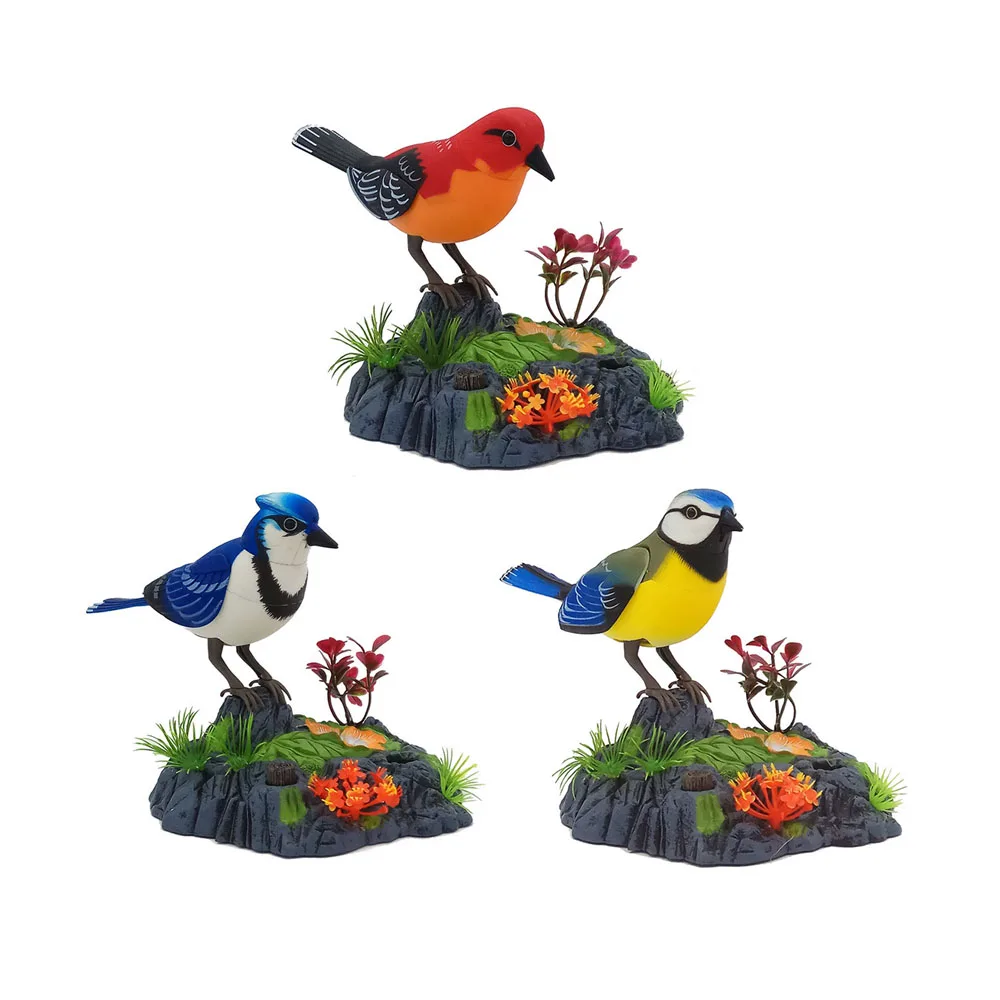 

Singing Chirping Birds Toy Voice Control Realistic Sounds Movements Kids Electronic Pet Toys Movements Kids