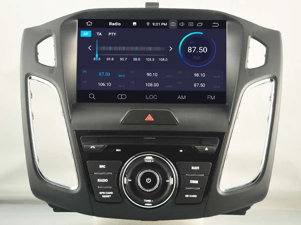 9'' IPS Android 9.0 Octa Core Car DVD GPS Player For FORD FOCUS 2015- Auto Radio Multimedia Stereo Navigation BT WIFI/4G CANBUS