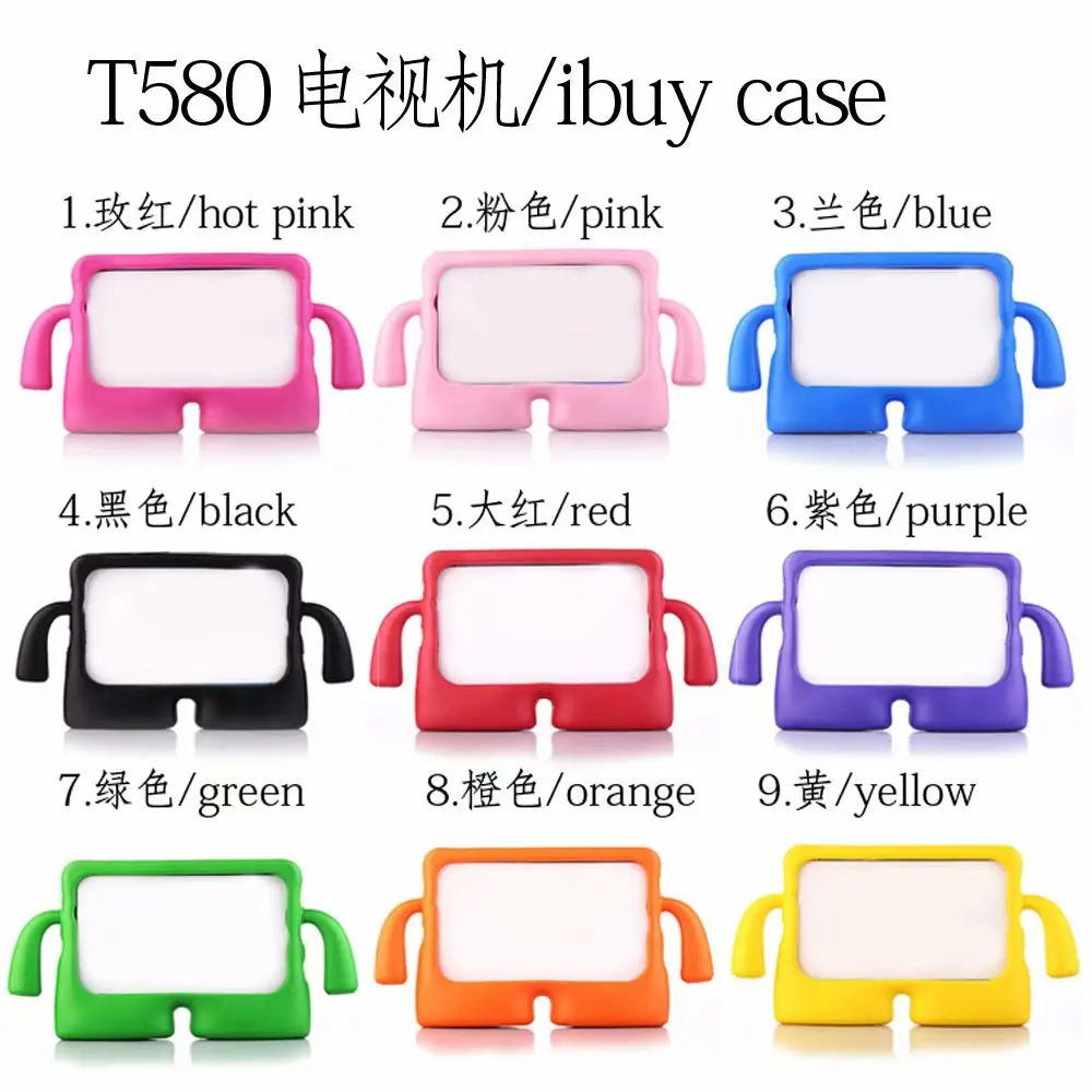 

Safe Shockproof Case Kids Children Cover for Samsung GALAXY Tab A 10.1 Inch T580 T585 Tablet Stand EVA Foam Protective Shell
