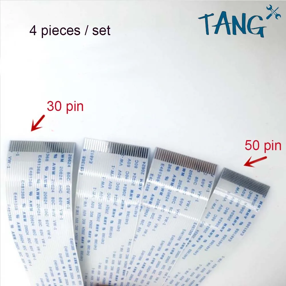 4pcs 30pin 50pin 3050MM Long Data Cable For Mimaki JV33-160 Printer 80 套