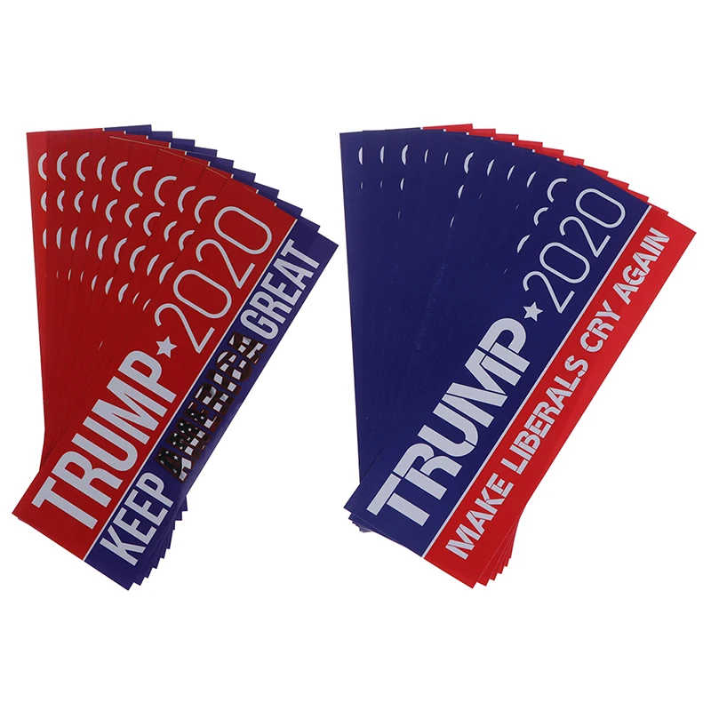 

10Pcs 2020 Donald Trump for President Keep America Great Again Bumper Sticker