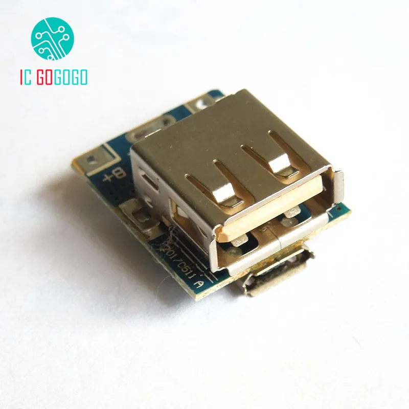 

5V 1A 3.7V Power Bank Charger Circuit Board Charging Step Up Boost Power Module 18650 Li-ion Lithium Battery For Diy Power Bank