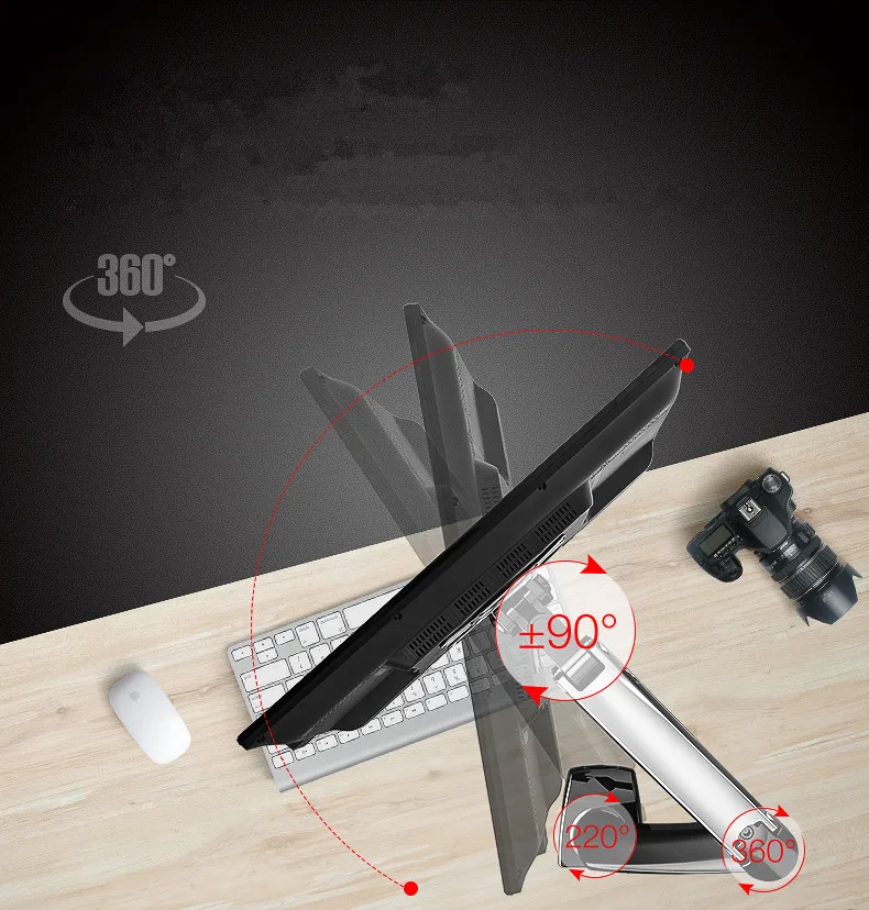 Монитор держатель 360 градусов газовая пружина 1"-27" Arm кронштейн для монитора рабочего стола или уплотнение с 2 портами(стандарт Порты и разъёмы NB F100
