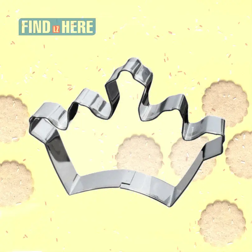 Cookie Mold Stainless Steel Baking Tools King Crown Shape DIY Baking Biscuit Cookie Cutter Mould Bakeware *NF Cookie Mold Stainless Steel Baking Tools King Crown Shape DIY Baking Biscuit Cookie Cutter Mould Bakeware *NF