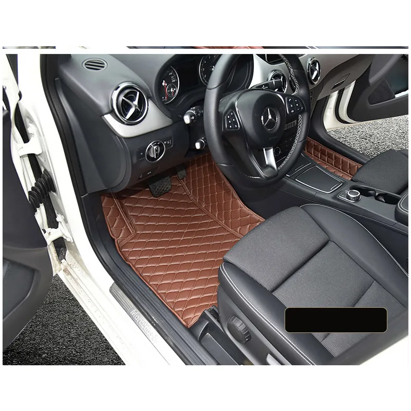 

lsrtw2017 leather car floor mat for mercedes benz B180 b200 b260 2011 2012 2013 2014 2015 2016 2017 2018 w246 accessories rug