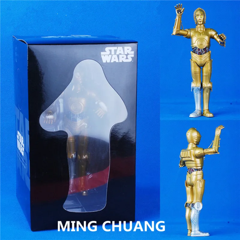 

Star Wars C-3PO See-Threepio robot Created by Anakin Skywalker PVC Action Figure Collectible Model Toy with boxed 18CM Q207