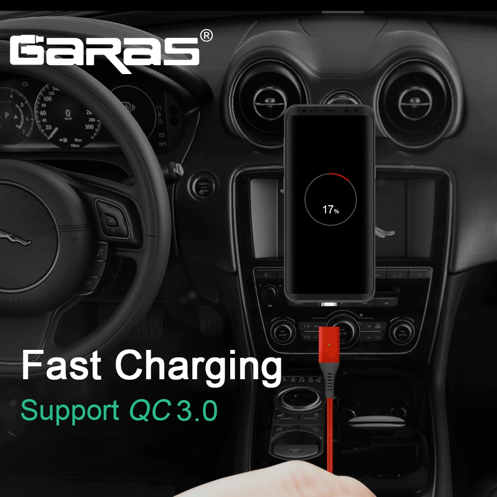 جرس QC3.0 كابل مغناطيسي USB نوع C ميناء الشحن السريع/كابل بيانات USB-C ل Xiaomi/سامسونج/هواوي الهاتف المحمول الكابلات نوع C