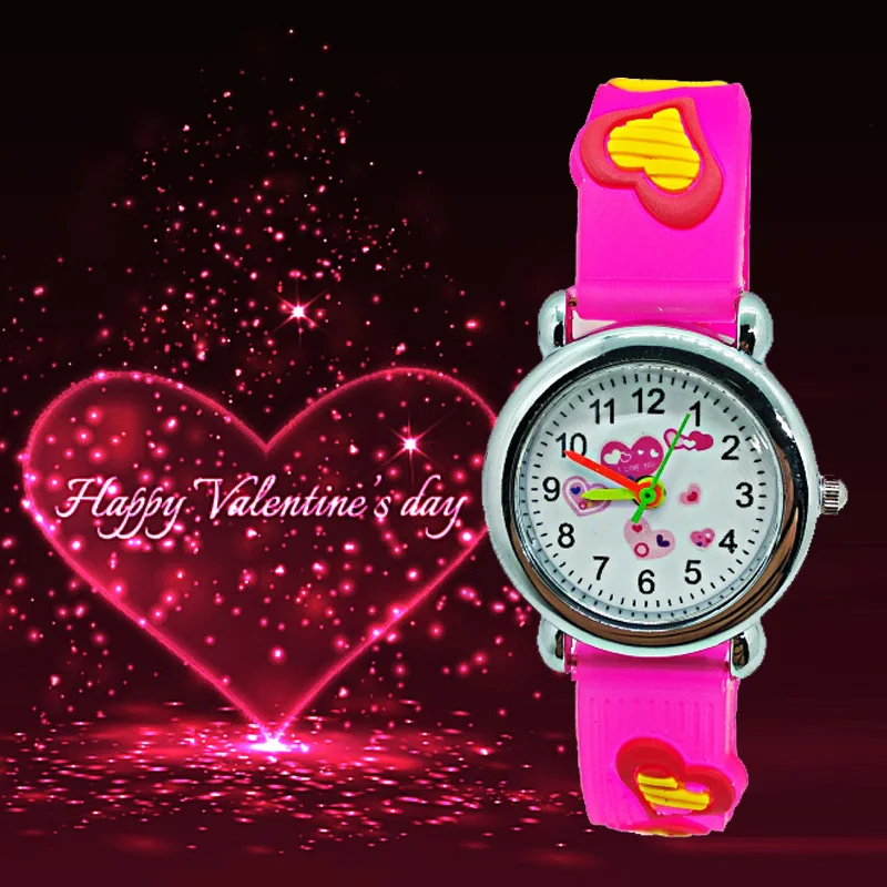 Низкая цена детские часы милые 4 цвета циферблат детские часы для мальчиков и девочек непромокаемые руки подарок часы Reloj de cuarzo