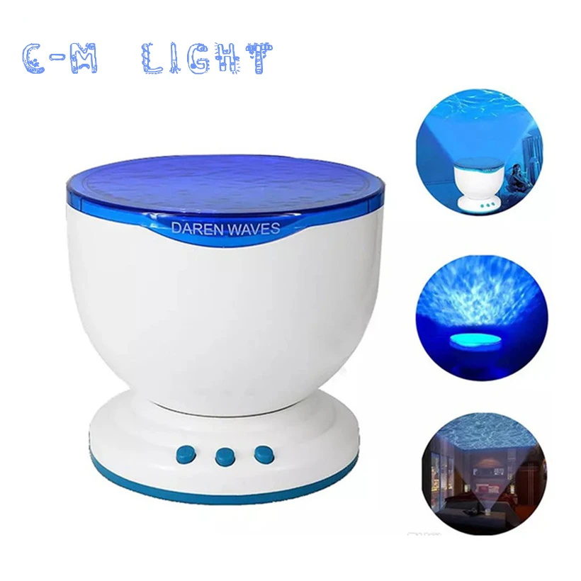 Buy Multicolor Romantic Aurora Master LED Light Ocean Wave Light Projector Lamp