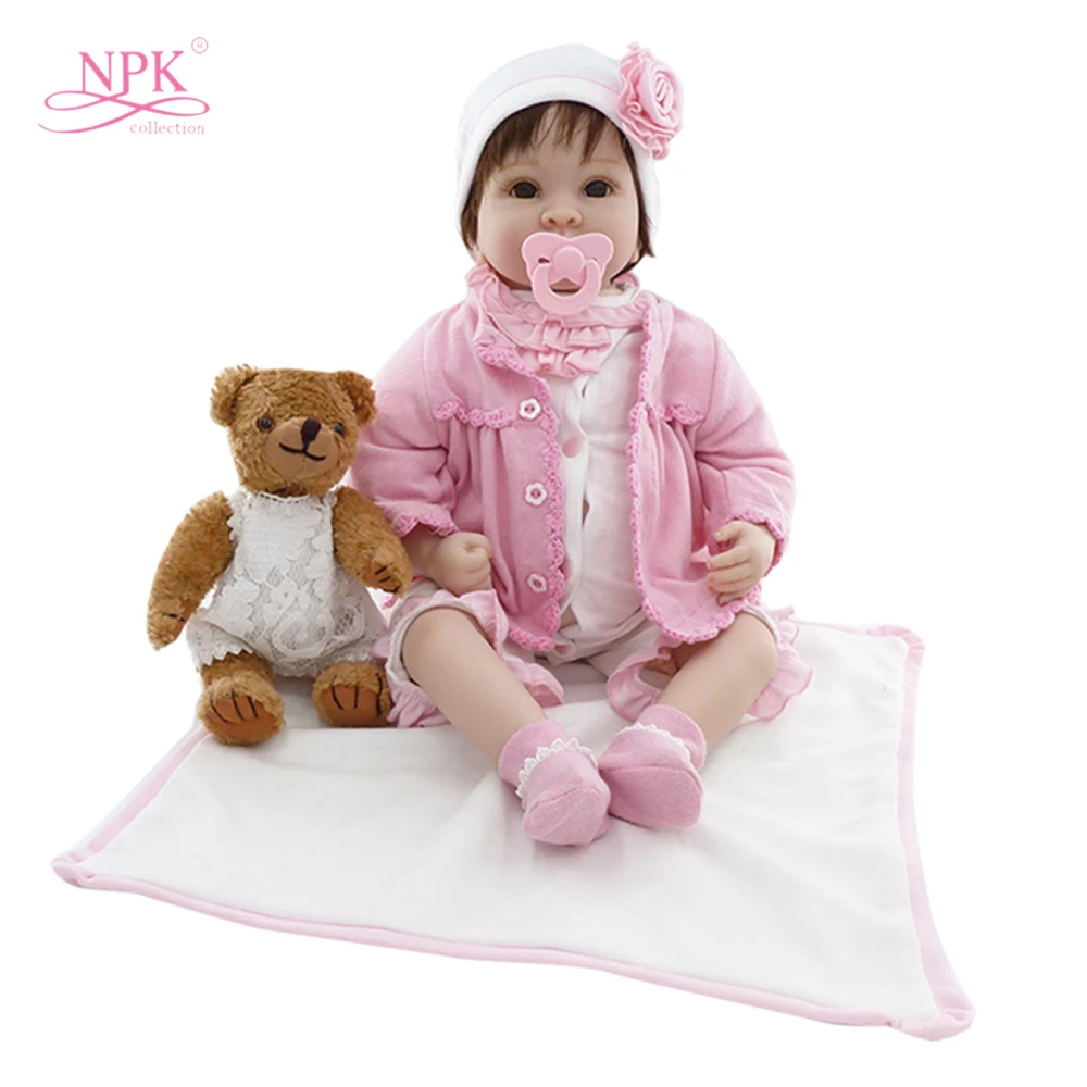 

22in Reborn Baby Doll Kit American Girl Doll for Children's Day Gifts Realistic 55cm Princess Baby Reborn Brinquedos for Kids