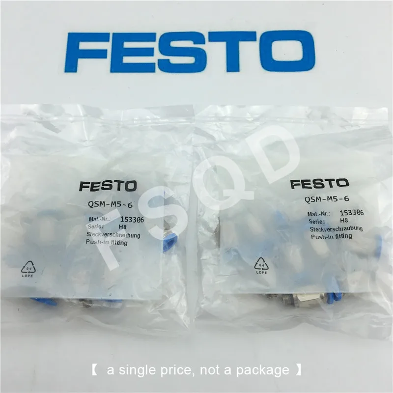 

QSM-M5-4 QSM-M5-6 FESTO mini quick threaded connector Pneumatic component