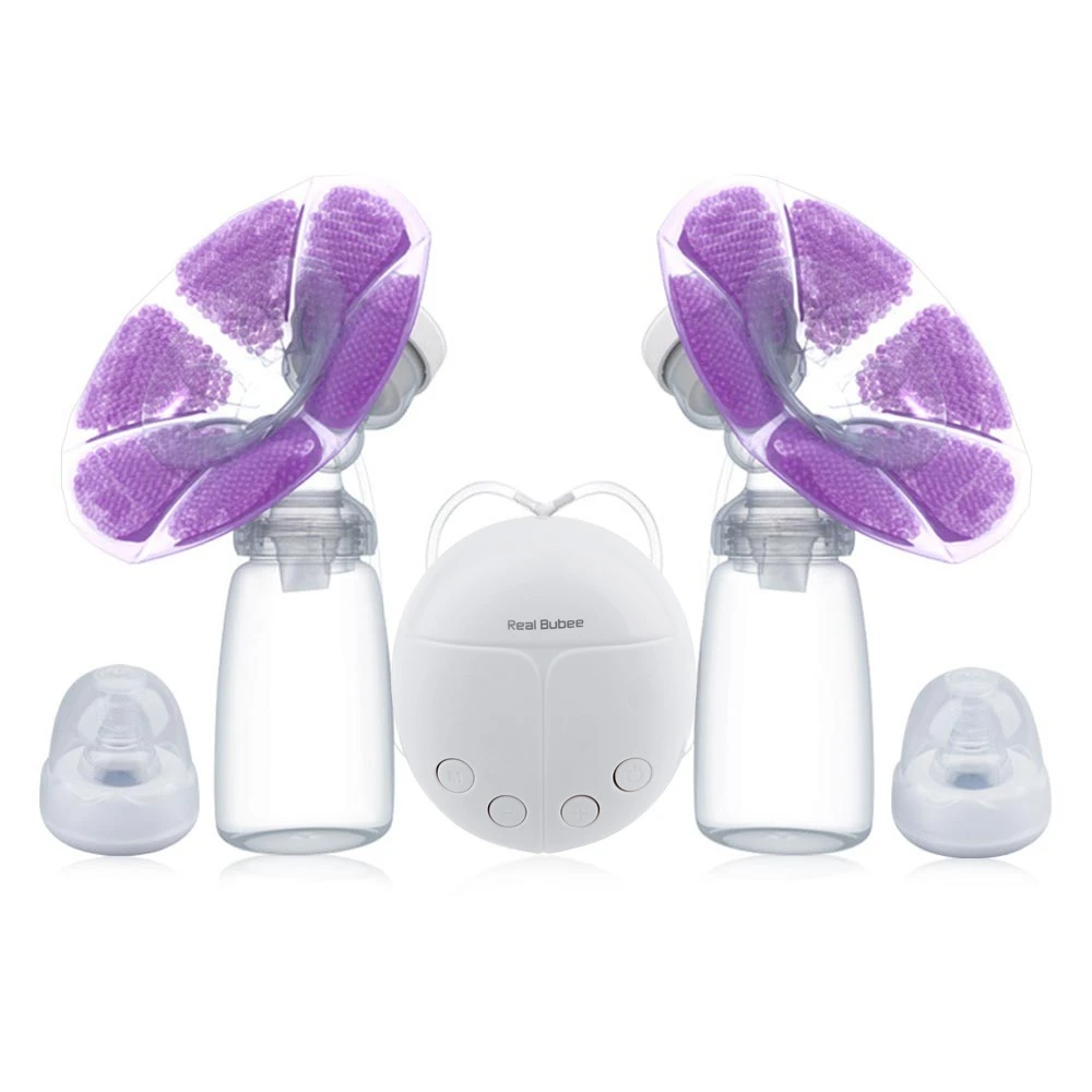 New Breast Pumps Double Electric Nipple Suction Baby Breast Feeding
