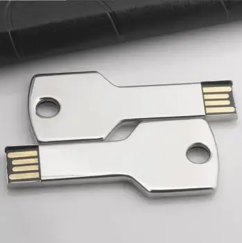 

Key USB Flash Drive 64GB Waterproof Disk On Key 64gb Pen Drive 32GB 16GB 8GB Pendrive Drives Gift Full Capacity 1year Warranty