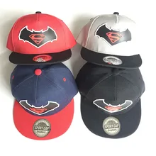 Модная детская бейсбольная кепка s для детей, кепка с рисунком для мальчиков и девочек, американский Супермен, Бэтмен, хип-хоп шапки, регулируемая Спортивная Кепка