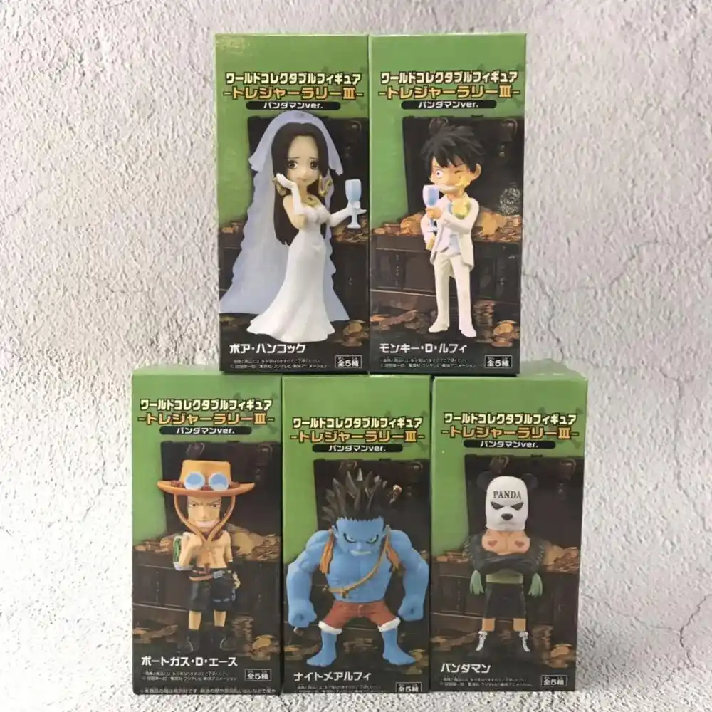 Anime One Piece Treasure Luffy Nightmare Wedding Dress Boa Hancock Ace Panda Man Wcf Pvc Action Figure Collection Model Toy Doll Action Figures Aliexpress