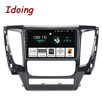 

Idoing 9"4G+64G 2.5D IPS Screen 8Core Car Android8.0 Radio Player Fit MITSUBISHI PAJERO Sport 2016-2018GPS Navigation GLONASS