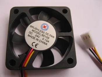 

2 pcs Brushless DC Cooling Fan 7 Blade 24V 5010S 50x50x10mm 3 Wires