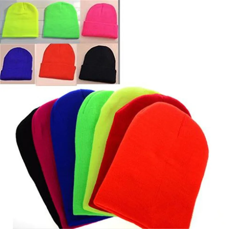 

Unisex Women Men New Fashion Winter Solid Color Plain Beanie Knit Cap Skull Hat Warm Cuff Blank Beany Cai0032