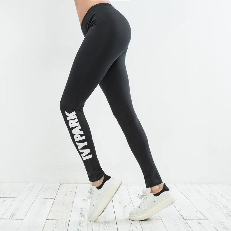 ZSIIBO 2019 Women ivy park Print Push Up High waisted seamless leggings Black clothes workout  fitness  Skinny Casual trousers white leggings