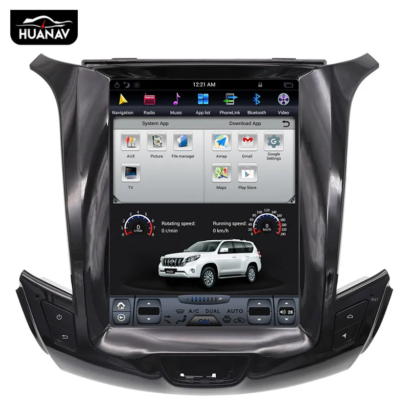 Sale HUANVA Android 8.0 Car DVD Player GPS navigation For Chevrolet Cruze 2017 2018 multimedia player tape recorder 8-Core navi Audio 7