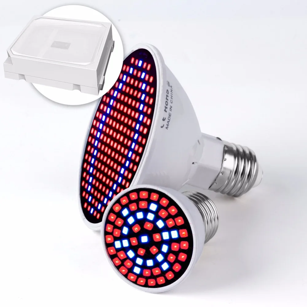 GU10 LED Grow Bulb E27 Plant Light E14 Indoor Grow LED Bulbs Seedling