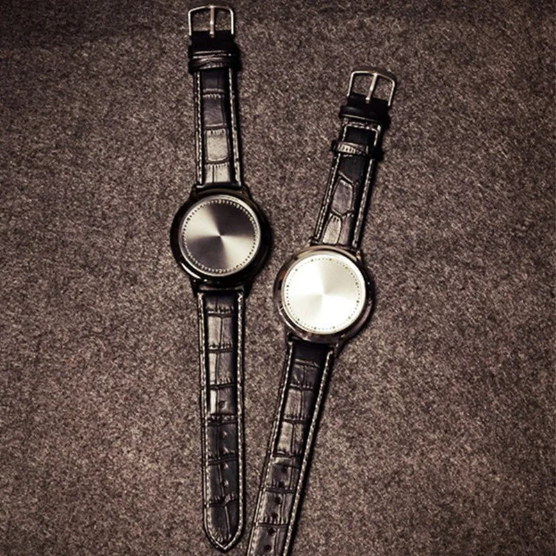 Мужские электронные часы Relogio, модные, светодиодный, спортивные, мужские часы с кожаным ремешком, Часы Montre Homme Reloj