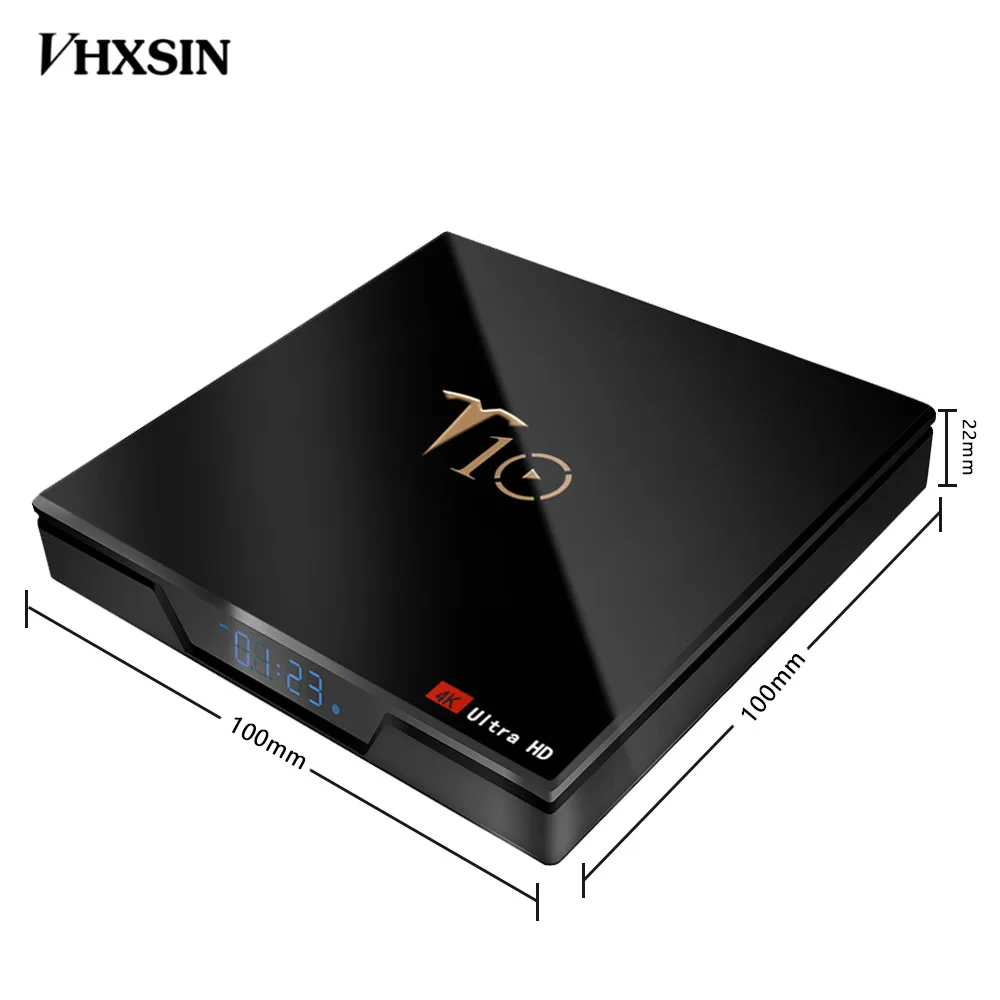 VHXSIN 50 шт./лот T10 TV Box 2 Гб RAM 16 ROM Amlogic S905W 4G WiFi VP9 H.265 Android 8 1|ТВ-приставки и медиаплееры| |