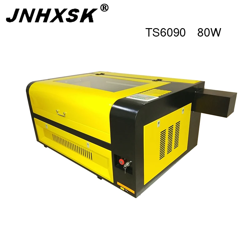 3d лазерный гравировальный станок JNHXSK 80 Вт фрезерный с ЧПУ лазерная резка дерева