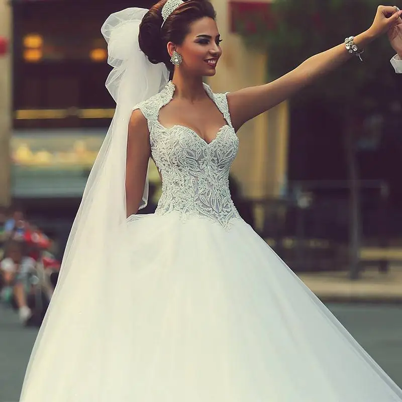Beautiful Ball Gown Princess Wedding Dress Puffy Sweetheart Beaded Beautiful Ball Gown Princess Wedding Dress Puffy Sweetheart Beaded Tank Sleeveless Sheer Back Bridal 20162016 On Aliexpress Alibaba Group