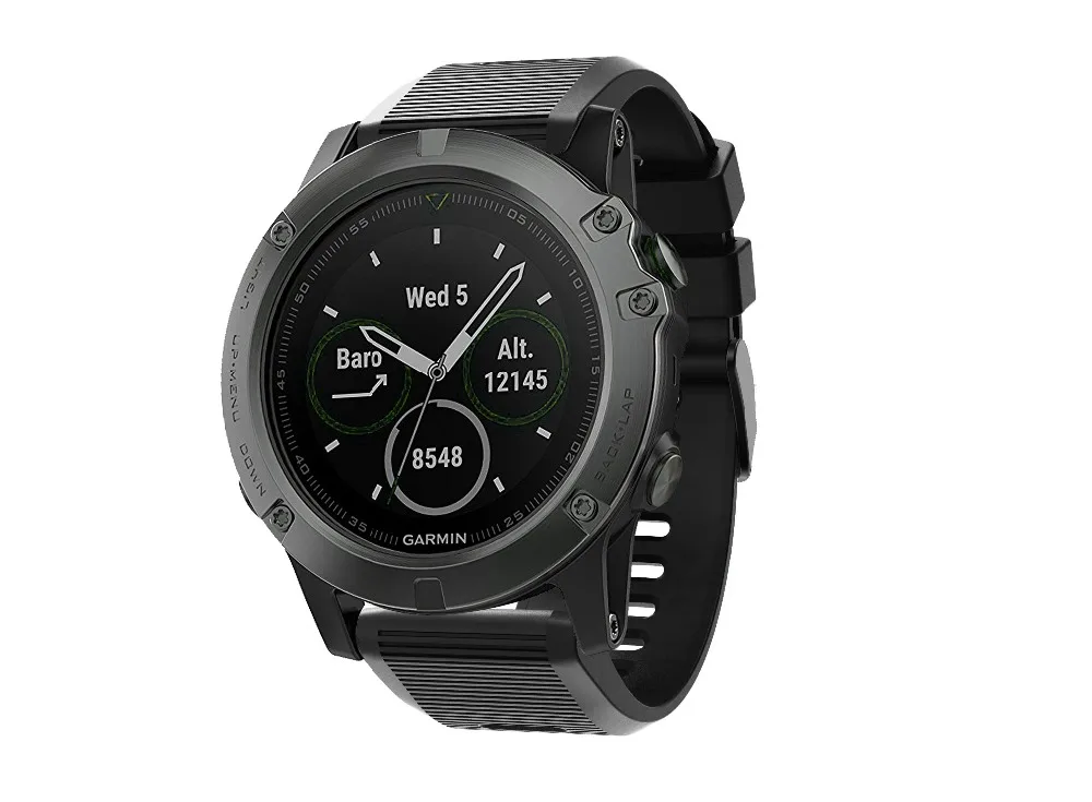 26 мм силиконовый ремешок для смарт-часов Garmin Fenix 6X/5X/5 XPlus/3/3HR/D2 Bravo/Quaitx3 Смарт-часы браслет Спорт Correa