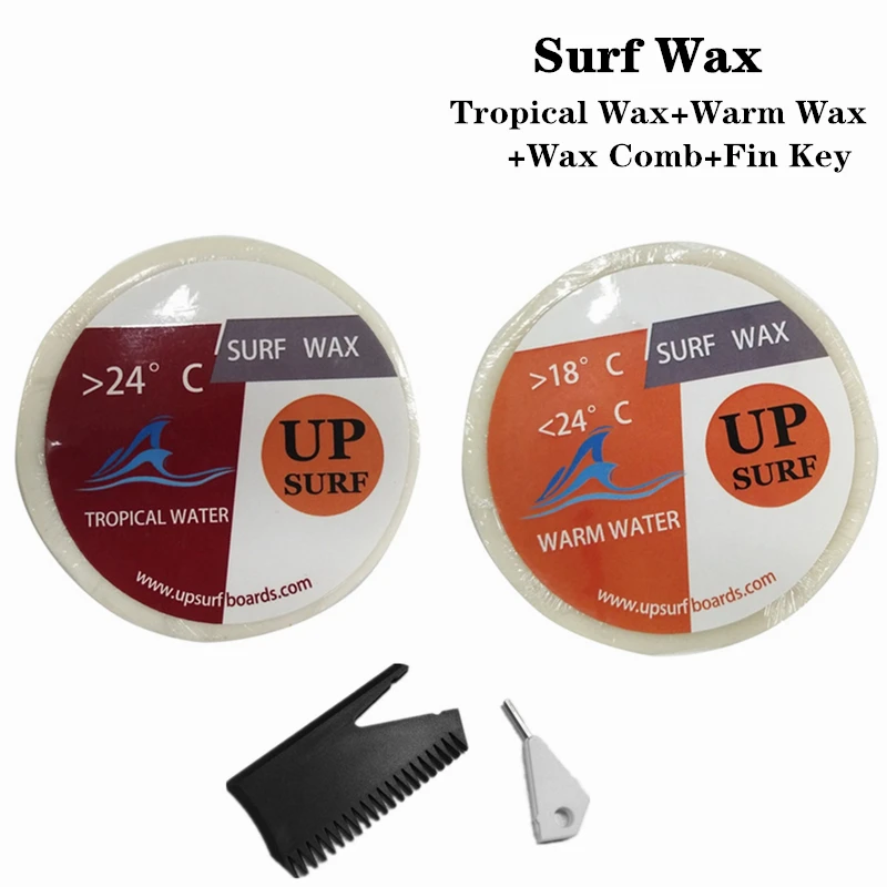 

Surfboard WarmCoolTropical Water Wax 2 per set +Wax Comb+ Surfing SUP
