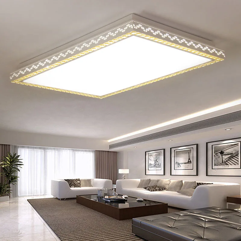 Us 216 48 56 Off Living Room Lamp Master Bedroom Led Ceiling Lamp Simple Modern Atmosphere Home Restaurant Crystal Lamp Remote Control Lamp Led In