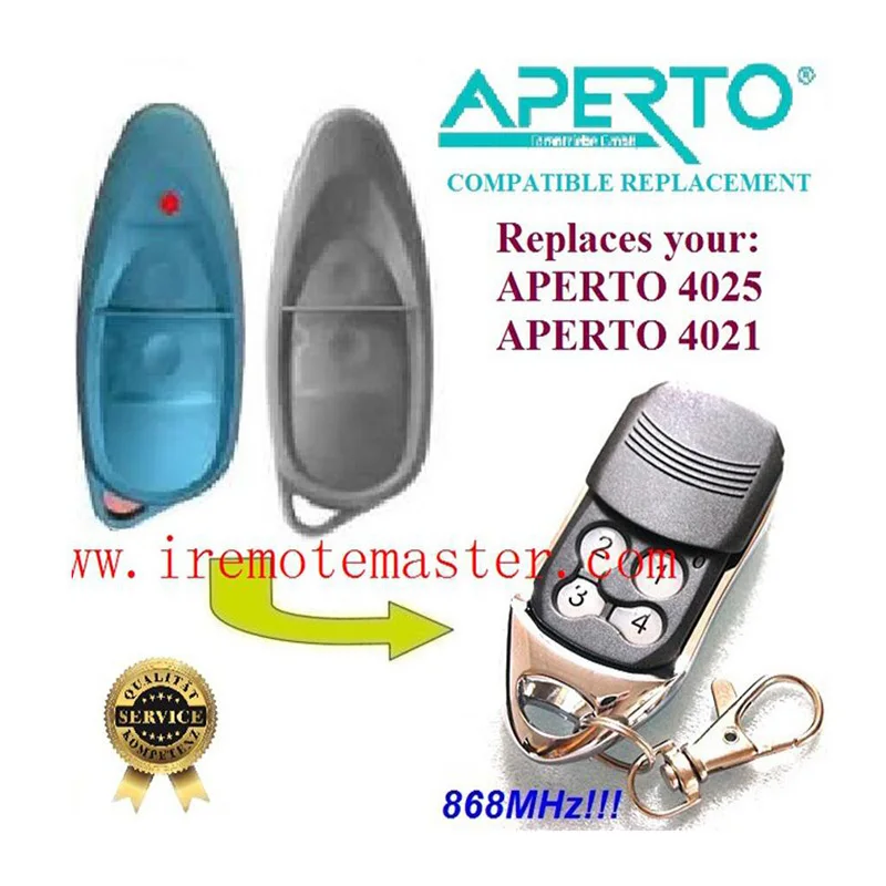 

For APERTO transmitter remote 4025,4021 868,8MHZ replacement free shipping