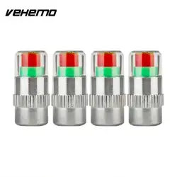 Vehemo 4 шт./компл. шин Давление мониторинга безопасности Предупреждение TPMS точные автомобильных шин мониторинга Автомобильный клапан