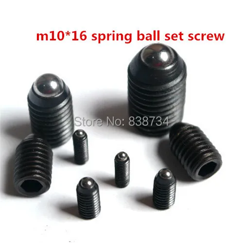 10pcs m10*16 12.9 grade alloy steel with black oxide hex socket spring