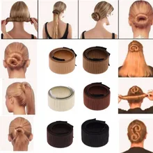 Women Girls 1PC Hair Styling Donut Former Foam French Twist Magic DIY Tool Donut Bun Maker Styling Accessories 6 Colors Women Girls 1PC Hair Styling Donut Former Foam French Twist Magic DIY Tool Donut Bun Maker Styling Accessories 6 Colors
