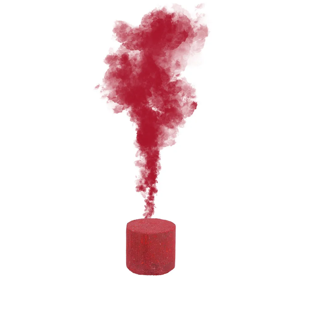 Новинка; 1/6 шт. дым торт красочный эффект дыма показать Круглый Бомба фотосъемка театральных постановок помощи многоцветный украшения инструменты# es - Цвет: Red