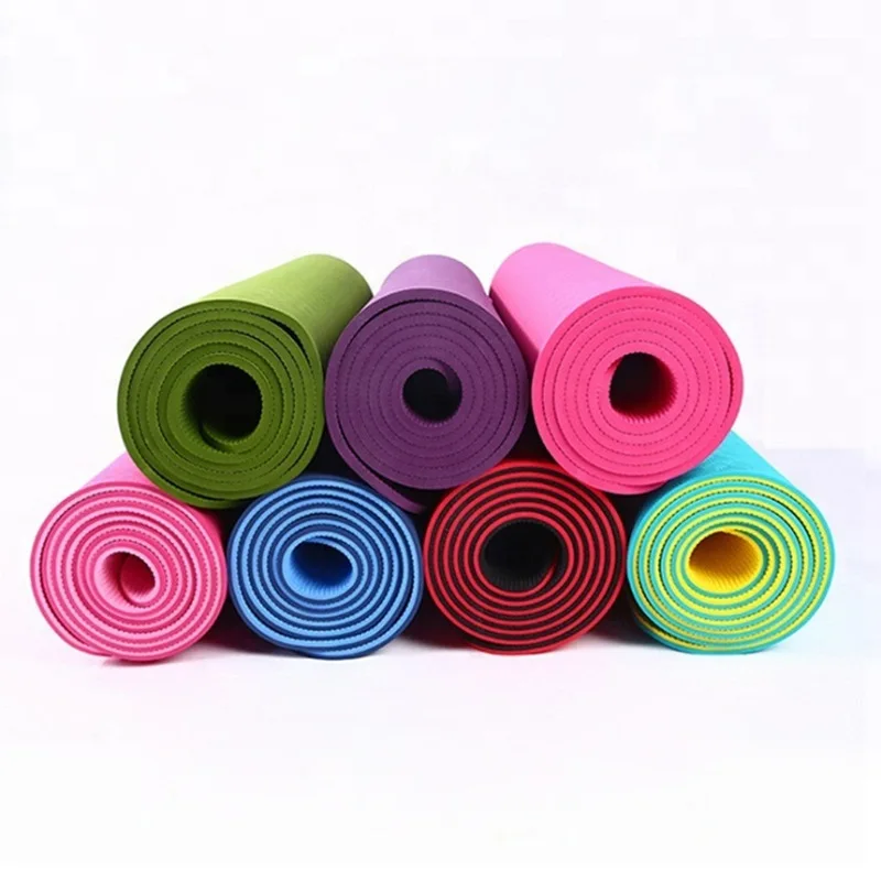 Esterilla Acupresion TPE Yoga Mat 6mm 183*61cm Double Color Gym Mat Non-slip acupressure Mat For Yoga Fitness Mat Yoga Mats