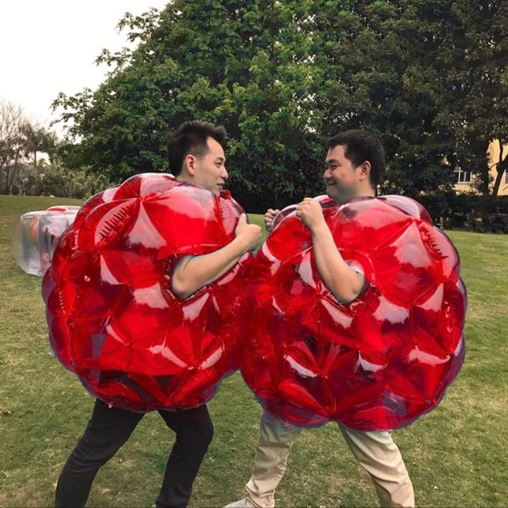 

2 Color Bubble Buffer Body Bumper Balls 60CM Bubble Soccer Suits LOT Environmentally Friendly PVC Funny Body Zorb Ball For Kids