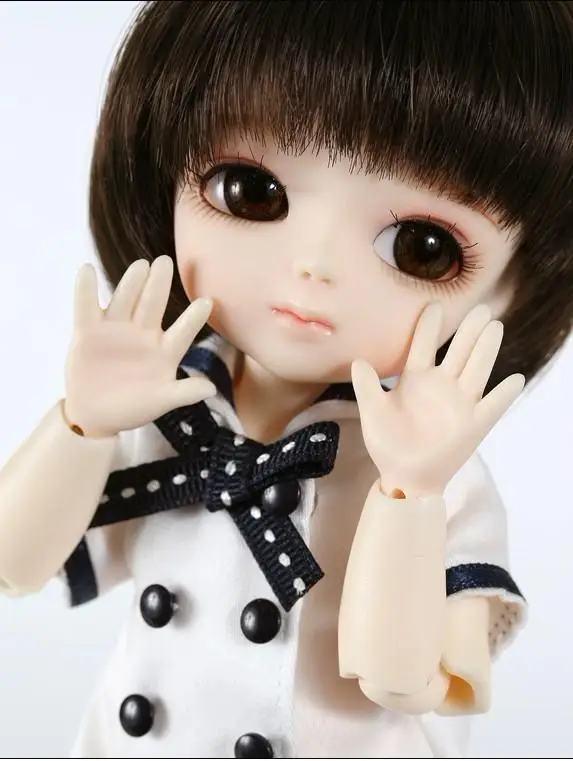 

Lumi 1/8 BJD Doll BJD/SD Fashion LOVELY model Resin Joint Doll For Baby Girl Birthday Gift random eyes