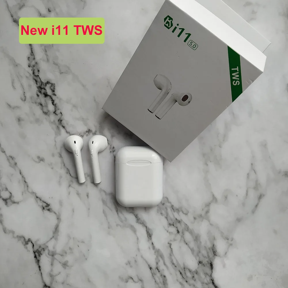 

i11 TWS Bluetooth Earphones Mini True Wireless Earbud Headset For apple headphones iPhone Android Charging Box pk i10 tws i12