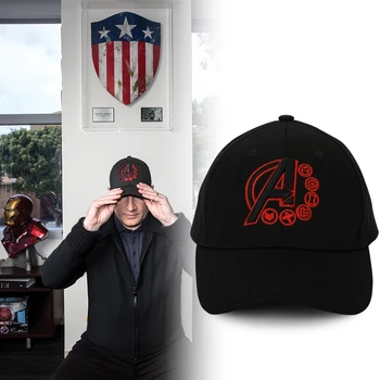 

2019 The Avengers Endgame Quantum Realm Hats Cosplay Joe Russo Advanced Tech Hats Embroidery Unisex Advanced Tech Baseball Cap