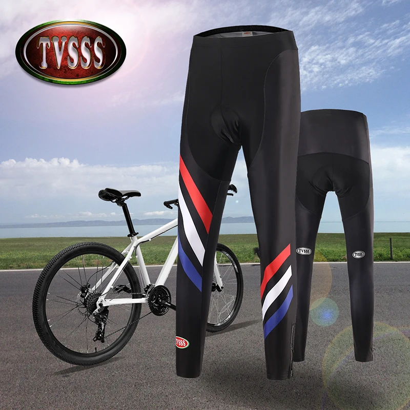 TVSSS männer Radfahren Hosen Lang Sexy Engen Hosen Ganzkörperansicht Print Hosen Jogginghose