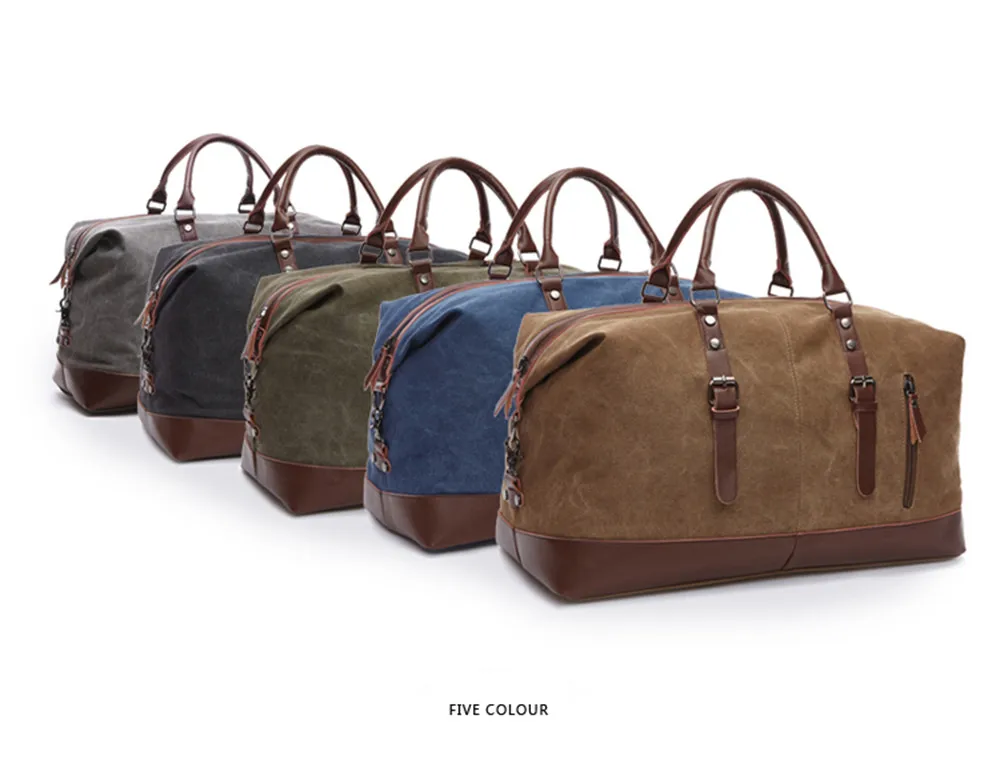 

bags for women 2019 Canvas Leather Travel Bags 8655 bolsa feminina